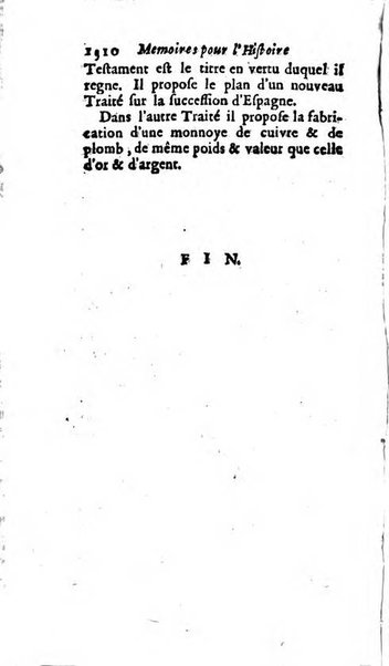 Mémoires pour l'histoire des sciences & des beaux-arts recüeillies par l'ordre de Son Altesse Serenissime Monseigneur Prince souverain de Dombes