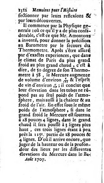 Mémoires pour l'histoire des sciences & des beaux-arts recüeillies par l'ordre de Son Altesse Serenissime Monseigneur Prince souverain de Dombes