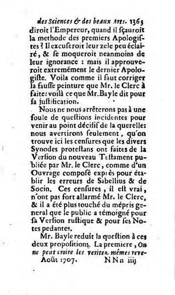 Mémoires pour l'histoire des sciences & des beaux-arts recüeillies par l'ordre de Son Altesse Serenissime Monseigneur Prince souverain de Dombes