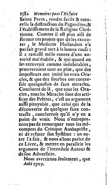 Mémoires pour l'histoire des sciences & des beaux-arts recüeillies par l'ordre de Son Altesse Serenissime Monseigneur Prince souverain de Dombes