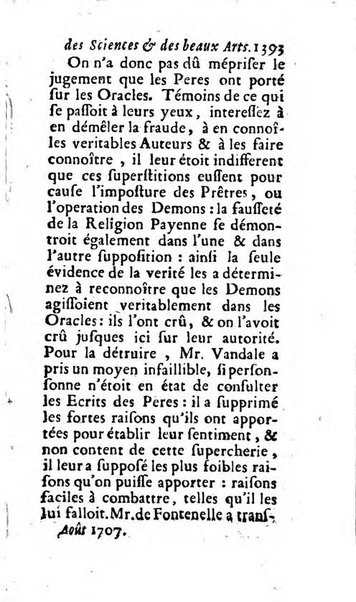 Mémoires pour l'histoire des sciences & des beaux-arts recüeillies par l'ordre de Son Altesse Serenissime Monseigneur Prince souverain de Dombes