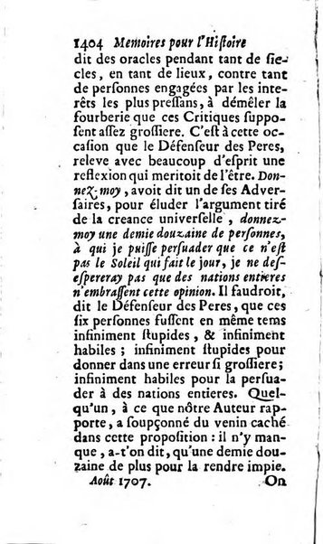 Mémoires pour l'histoire des sciences & des beaux-arts recüeillies par l'ordre de Son Altesse Serenissime Monseigneur Prince souverain de Dombes