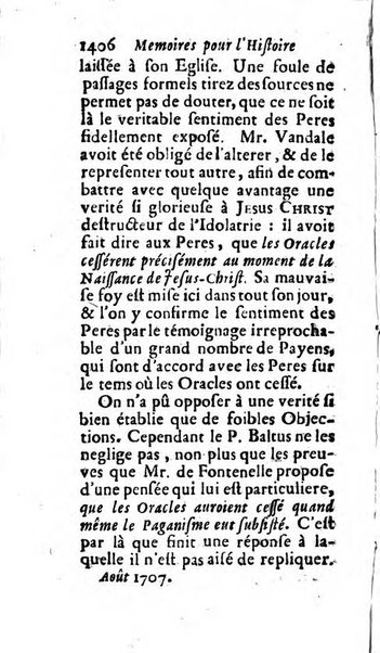 Mémoires pour l'histoire des sciences & des beaux-arts recüeillies par l'ordre de Son Altesse Serenissime Monseigneur Prince souverain de Dombes