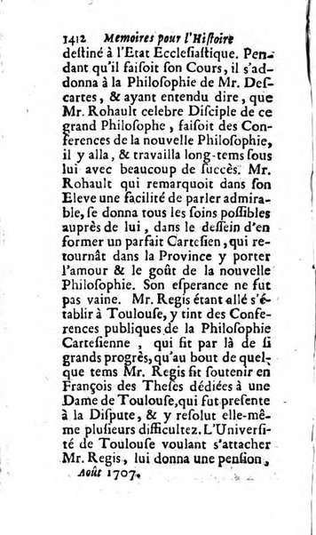 Mémoires pour l'histoire des sciences & des beaux-arts recüeillies par l'ordre de Son Altesse Serenissime Monseigneur Prince souverain de Dombes