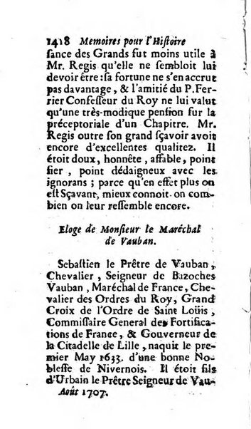 Mémoires pour l'histoire des sciences & des beaux-arts recüeillies par l'ordre de Son Altesse Serenissime Monseigneur Prince souverain de Dombes