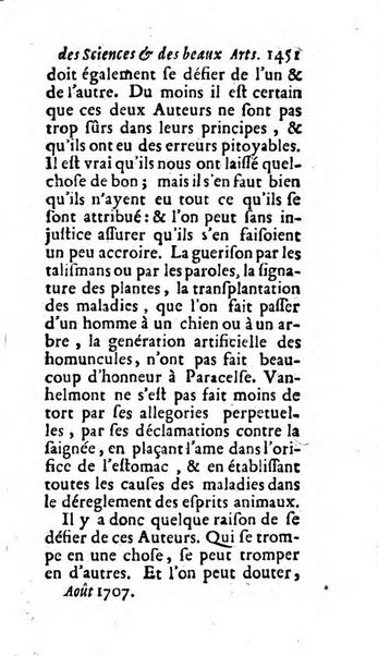 Mémoires pour l'histoire des sciences & des beaux-arts recüeillies par l'ordre de Son Altesse Serenissime Monseigneur Prince souverain de Dombes