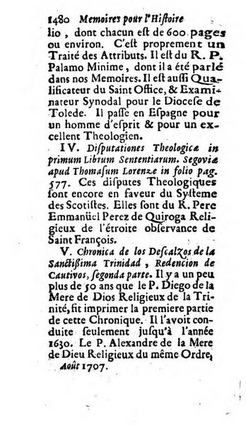 Mémoires pour l'histoire des sciences & des beaux-arts recüeillies par l'ordre de Son Altesse Serenissime Monseigneur Prince souverain de Dombes