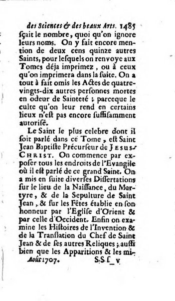 Mémoires pour l'histoire des sciences & des beaux-arts recüeillies par l'ordre de Son Altesse Serenissime Monseigneur Prince souverain de Dombes