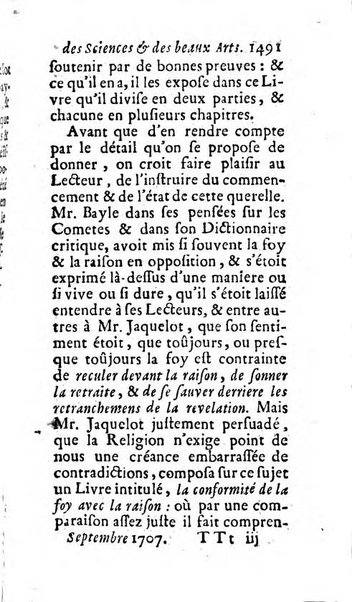 Mémoires pour l'histoire des sciences & des beaux-arts recüeillies par l'ordre de Son Altesse Serenissime Monseigneur Prince souverain de Dombes