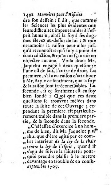 Mémoires pour l'histoire des sciences & des beaux-arts recüeillies par l'ordre de Son Altesse Serenissime Monseigneur Prince souverain de Dombes