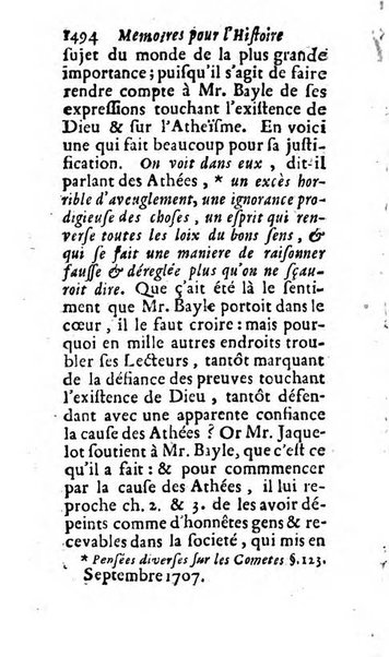 Mémoires pour l'histoire des sciences & des beaux-arts recüeillies par l'ordre de Son Altesse Serenissime Monseigneur Prince souverain de Dombes