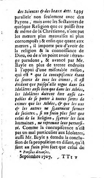 Mémoires pour l'histoire des sciences & des beaux-arts recüeillies par l'ordre de Son Altesse Serenissime Monseigneur Prince souverain de Dombes