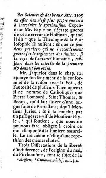 Mémoires pour l'histoire des sciences & des beaux-arts recüeillies par l'ordre de Son Altesse Serenissime Monseigneur Prince souverain de Dombes