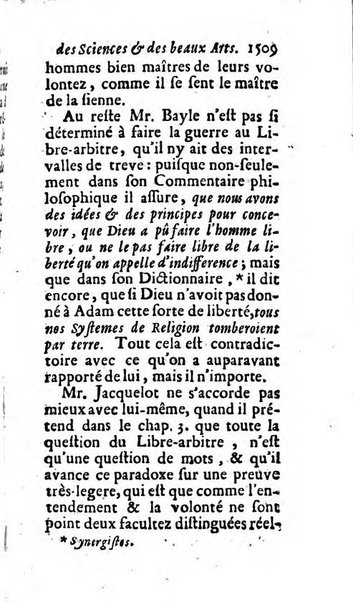 Mémoires pour l'histoire des sciences & des beaux-arts recüeillies par l'ordre de Son Altesse Serenissime Monseigneur Prince souverain de Dombes