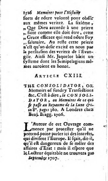 Mémoires pour l'histoire des sciences & des beaux-arts recüeillies par l'ordre de Son Altesse Serenissime Monseigneur Prince souverain de Dombes