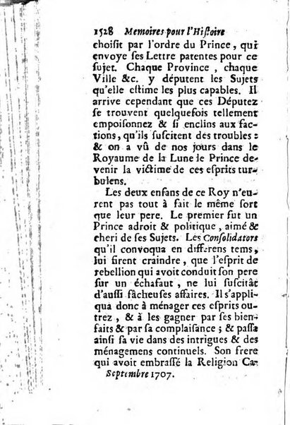 Mémoires pour l'histoire des sciences & des beaux-arts recüeillies par l'ordre de Son Altesse Serenissime Monseigneur Prince souverain de Dombes