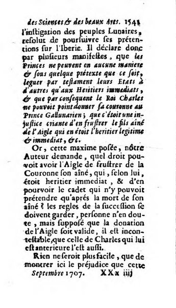 Mémoires pour l'histoire des sciences & des beaux-arts recüeillies par l'ordre de Son Altesse Serenissime Monseigneur Prince souverain de Dombes