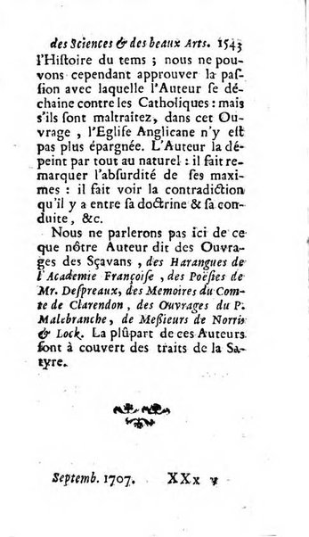 Mémoires pour l'histoire des sciences & des beaux-arts recüeillies par l'ordre de Son Altesse Serenissime Monseigneur Prince souverain de Dombes