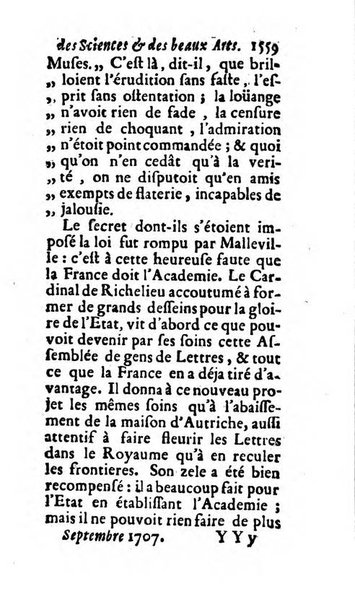 Mémoires pour l'histoire des sciences & des beaux-arts recüeillies par l'ordre de Son Altesse Serenissime Monseigneur Prince souverain de Dombes