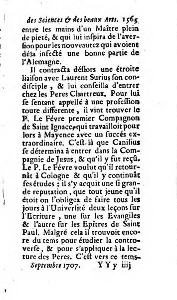 Mémoires pour l'histoire des sciences & des beaux-arts recüeillies par l'ordre de Son Altesse Serenissime Monseigneur Prince souverain de Dombes