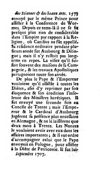 Mémoires pour l'histoire des sciences & des beaux-arts recüeillies par l'ordre de Son Altesse Serenissime Monseigneur Prince souverain de Dombes