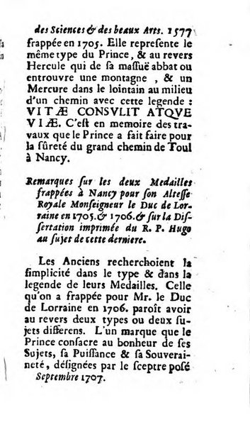 Mémoires pour l'histoire des sciences & des beaux-arts recüeillies par l'ordre de Son Altesse Serenissime Monseigneur Prince souverain de Dombes