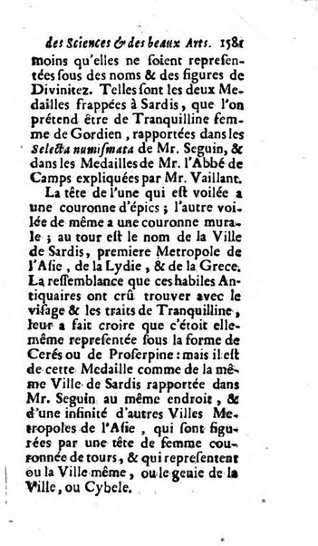 Mémoires pour l'histoire des sciences & des beaux-arts recüeillies par l'ordre de Son Altesse Serenissime Monseigneur Prince souverain de Dombes