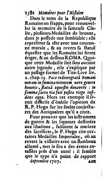 Mémoires pour l'histoire des sciences & des beaux-arts recüeillies par l'ordre de Son Altesse Serenissime Monseigneur Prince souverain de Dombes