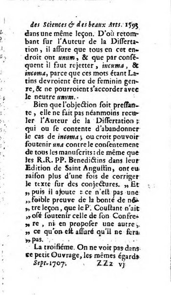 Mémoires pour l'histoire des sciences & des beaux-arts recüeillies par l'ordre de Son Altesse Serenissime Monseigneur Prince souverain de Dombes