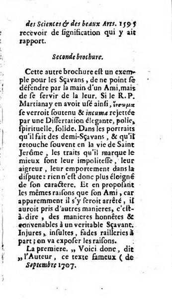 Mémoires pour l'histoire des sciences & des beaux-arts recüeillies par l'ordre de Son Altesse Serenissime Monseigneur Prince souverain de Dombes