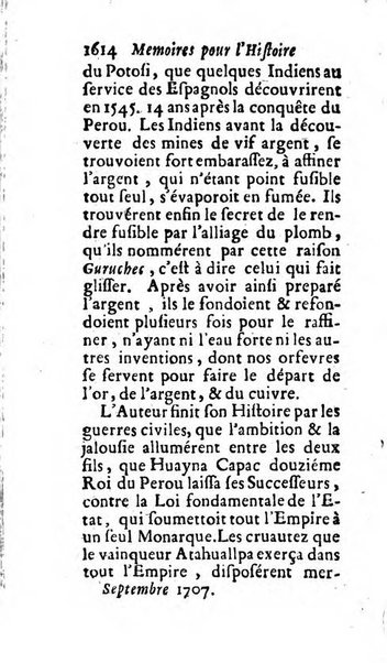 Mémoires pour l'histoire des sciences & des beaux-arts recüeillies par l'ordre de Son Altesse Serenissime Monseigneur Prince souverain de Dombes