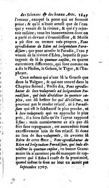 Mémoires pour l'histoire des sciences & des beaux-arts recüeillies par l'ordre de Son Altesse Serenissime Monseigneur Prince souverain de Dombes