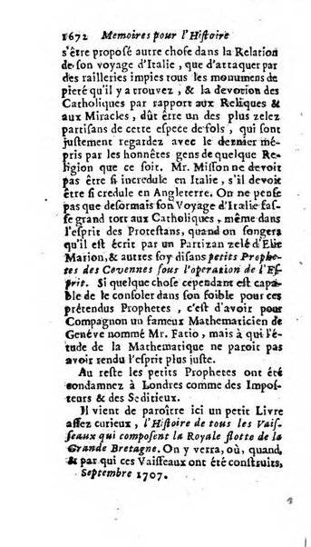 Mémoires pour l'histoire des sciences & des beaux-arts recüeillies par l'ordre de Son Altesse Serenissime Monseigneur Prince souverain de Dombes