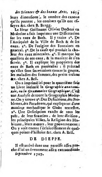 Mémoires pour l'histoire des sciences & des beaux-arts recüeillies par l'ordre de Son Altesse Serenissime Monseigneur Prince souverain de Dombes