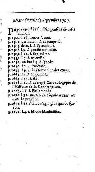 Mémoires pour l'histoire des sciences & des beaux-arts recüeillies par l'ordre de Son Altesse Serenissime Monseigneur Prince souverain de Dombes