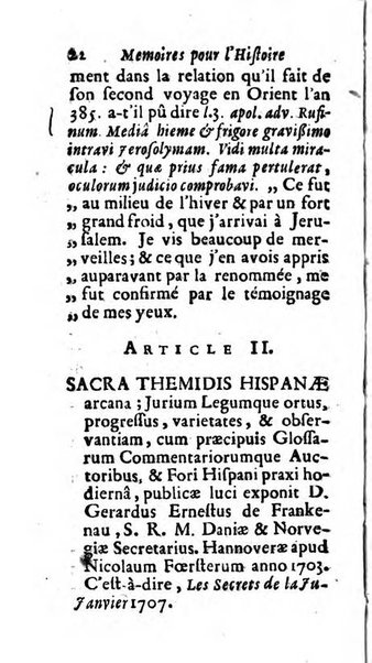 Mémoires pour l'histoire des sciences & des beaux-arts recüeillies par l'ordre de Son Altesse Serenissime Monseigneur Prince souverain de Dombes