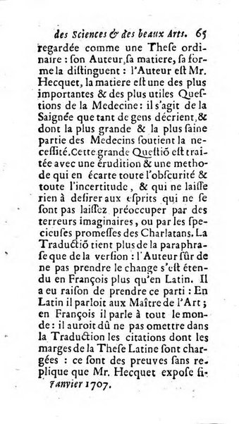 Mémoires pour l'histoire des sciences & des beaux-arts recüeillies par l'ordre de Son Altesse Serenissime Monseigneur Prince souverain de Dombes