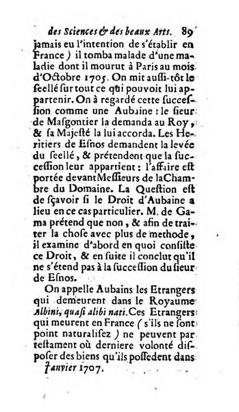 Mémoires pour l'histoire des sciences & des beaux-arts recüeillies par l'ordre de Son Altesse Serenissime Monseigneur Prince souverain de Dombes