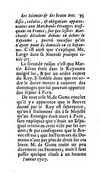 Mémoires pour l'histoire des sciences & des beaux-arts recüeillies par l'ordre de Son Altesse Serenissime Monseigneur Prince souverain de Dombes