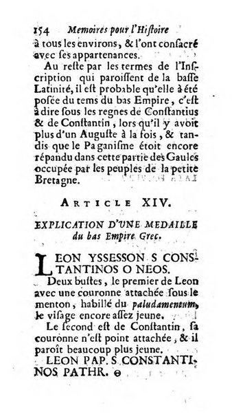 Mémoires pour l'histoire des sciences & des beaux-arts recüeillies par l'ordre de Son Altesse Serenissime Monseigneur Prince souverain de Dombes