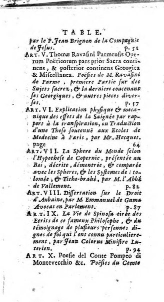 Mémoires pour l'histoire des sciences & des beaux-arts recüeillies par l'ordre de Son Altesse Serenissime Monseigneur Prince souverain de Dombes