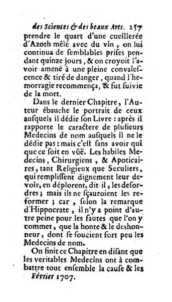 Mémoires pour l'histoire des sciences & des beaux-arts recüeillies par l'ordre de Son Altesse Serenissime Monseigneur Prince souverain de Dombes