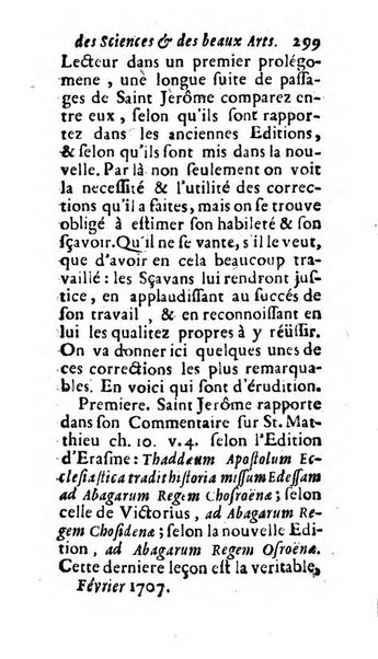 Mémoires pour l'histoire des sciences & des beaux-arts recüeillies par l'ordre de Son Altesse Serenissime Monseigneur Prince souverain de Dombes