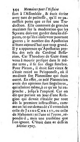 Mémoires pour l'histoire des sciences & des beaux-arts recüeillies par l'ordre de Son Altesse Serenissime Monseigneur Prince souverain de Dombes