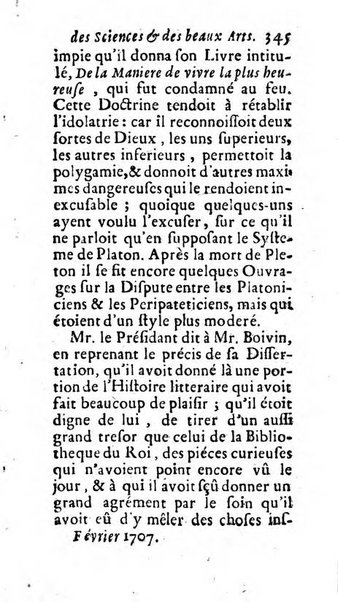 Mémoires pour l'histoire des sciences & des beaux-arts recüeillies par l'ordre de Son Altesse Serenissime Monseigneur Prince souverain de Dombes