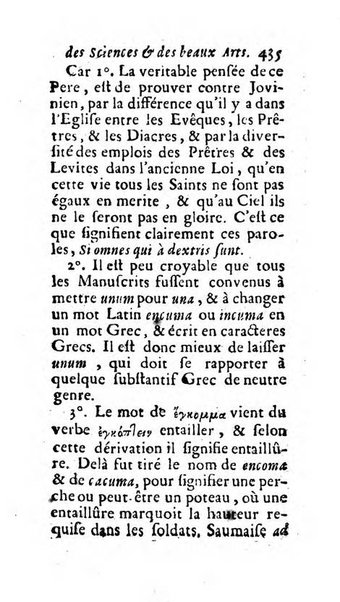 Mémoires pour l'histoire des sciences & des beaux-arts recüeillies par l'ordre de Son Altesse Serenissime Monseigneur Prince souverain de Dombes