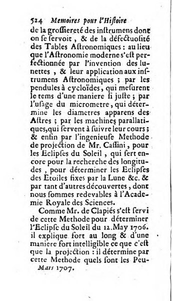 Mémoires pour l'histoire des sciences & des beaux-arts recüeillies par l'ordre de Son Altesse Serenissime Monseigneur Prince souverain de Dombes