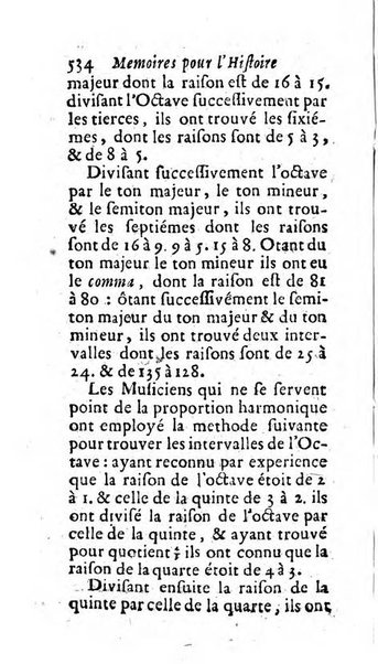 Mémoires pour l'histoire des sciences & des beaux-arts recüeillies par l'ordre de Son Altesse Serenissime Monseigneur Prince souverain de Dombes