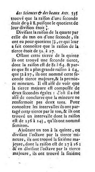 Mémoires pour l'histoire des sciences & des beaux-arts recüeillies par l'ordre de Son Altesse Serenissime Monseigneur Prince souverain de Dombes