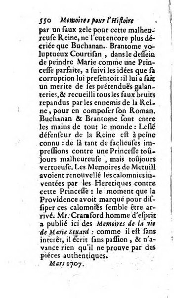 Mémoires pour l'histoire des sciences & des beaux-arts recüeillies par l'ordre de Son Altesse Serenissime Monseigneur Prince souverain de Dombes